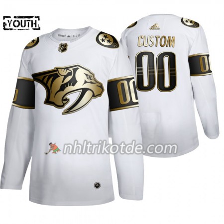 Nashville Predators Trikot Custom Adidas 2019-2020 Golden Edition Weiß Authentic - Kinder